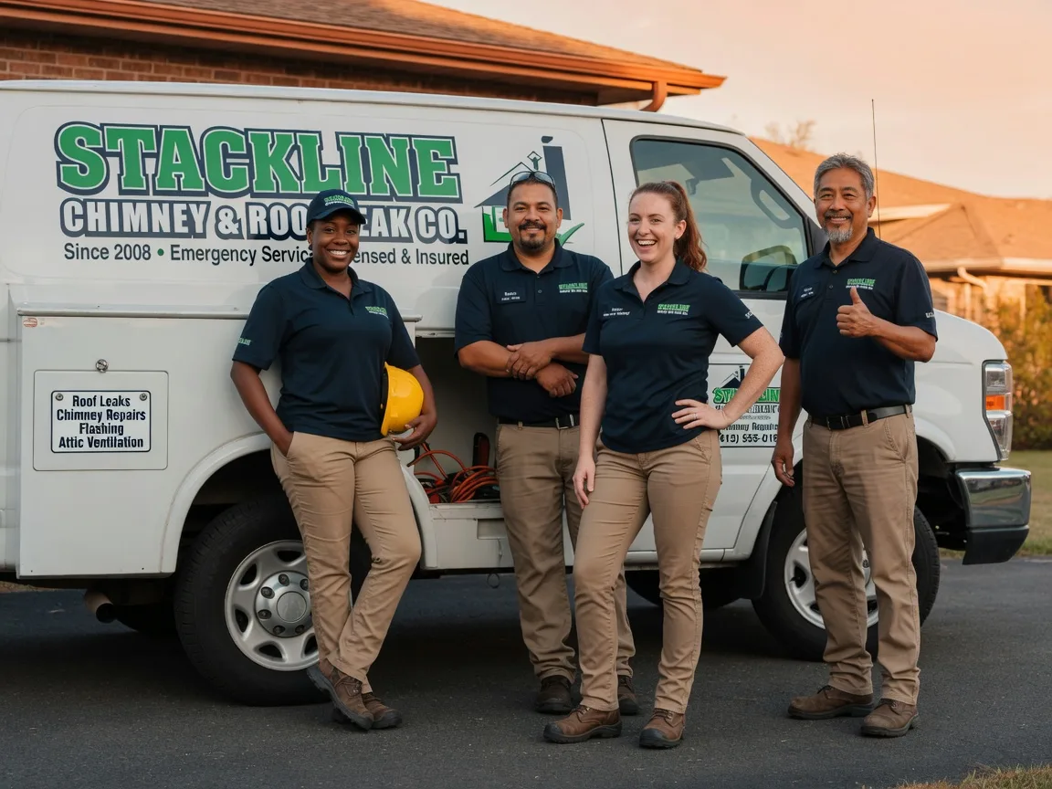 Chimney flashing repair company in Bunker Hill, IL